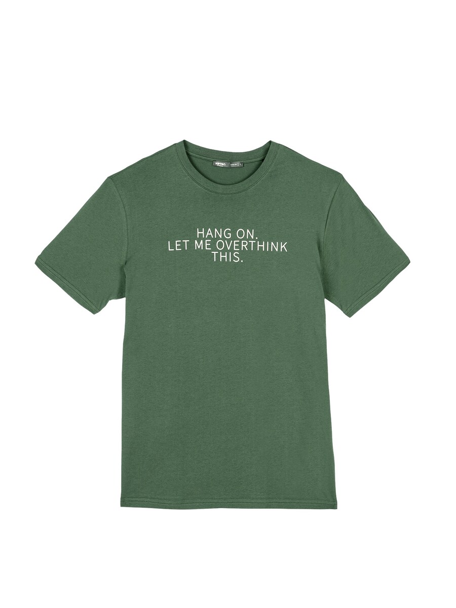 

Классическая футболка Koton Shirt, темно-зеленый