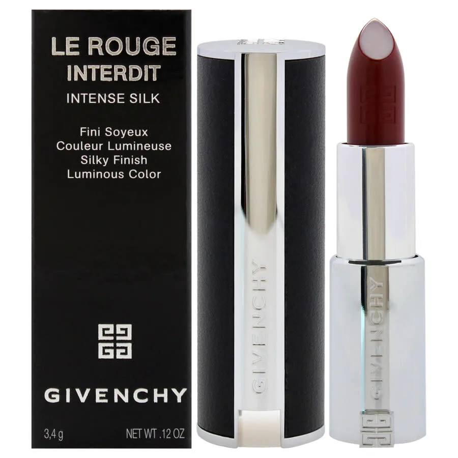 Женская губная помада Givenchy Le Rouge Interdit Intense Silk 0,12 унции 339 Grenat Cendre Макияж 3274872442986