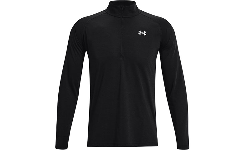 

Футболка с длинными рукавами мужская черная Under Armour