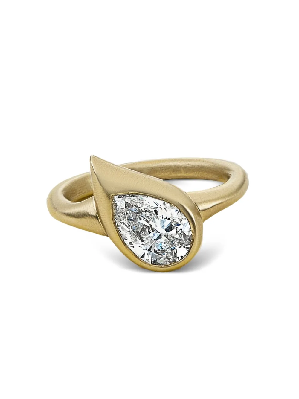 

Мини-кольцо на мизинец из 18-каратного желтого золота с бриллиантом Мика Jewels Aficionado, золотой