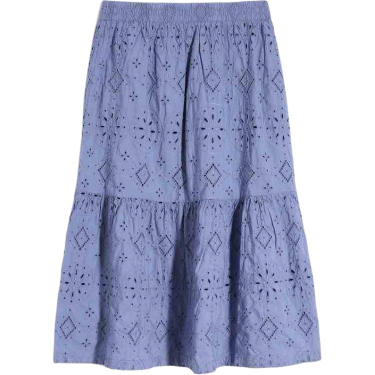 

Повседневная длинная юбка женская GAP, фиолетовый