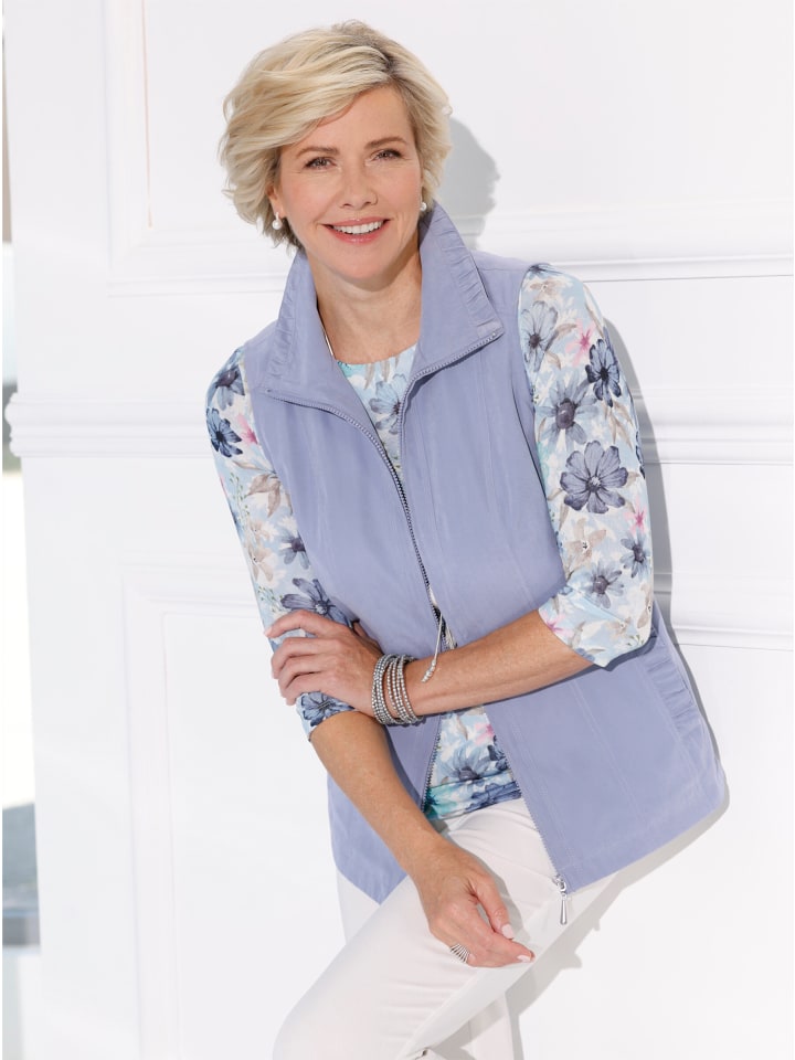 

WITT WEIDEN Жилет голубино-голубого цвета