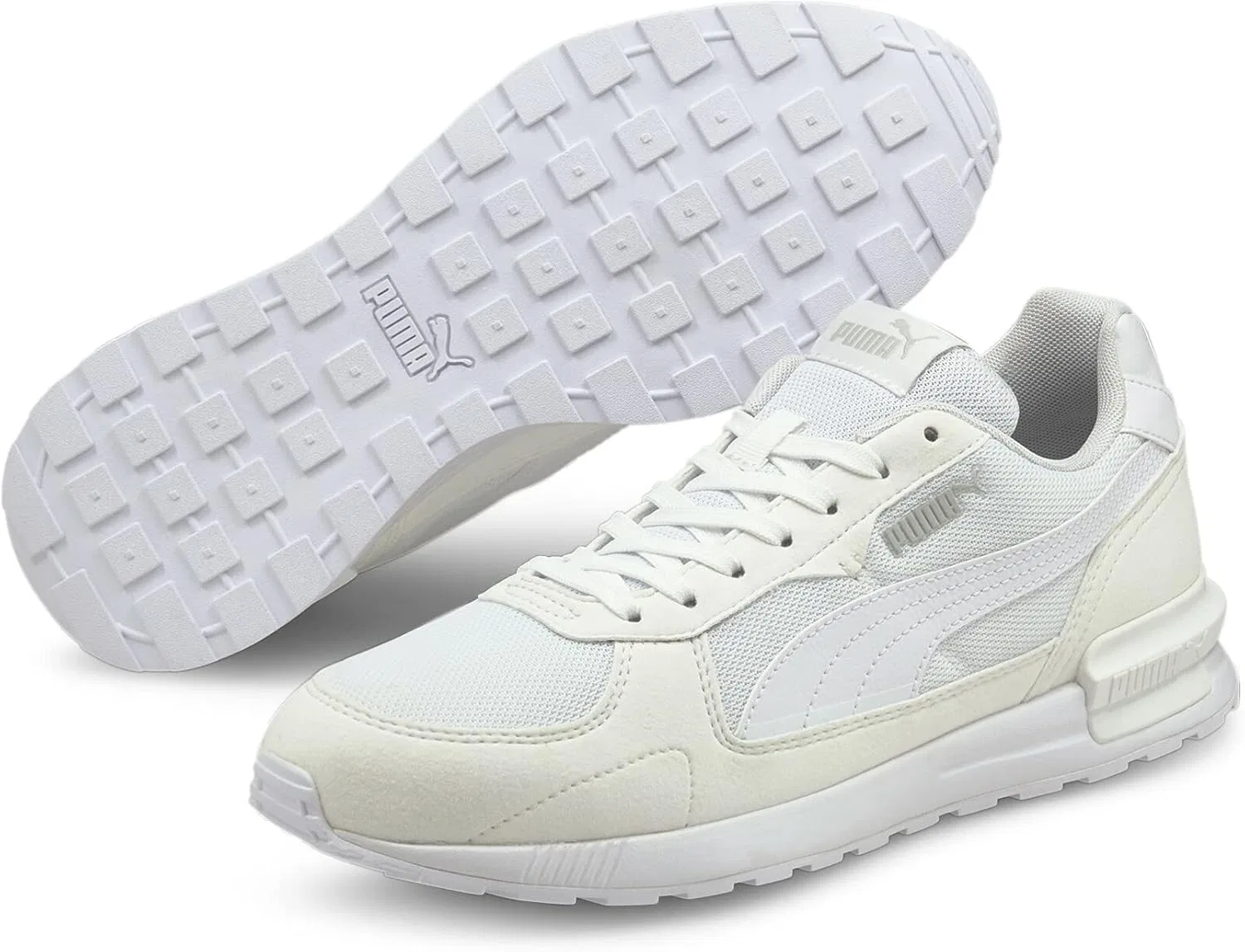 Кроссовки PUMA Graviton унисекс, Puma White Puma White Grey Violet — фото 2
