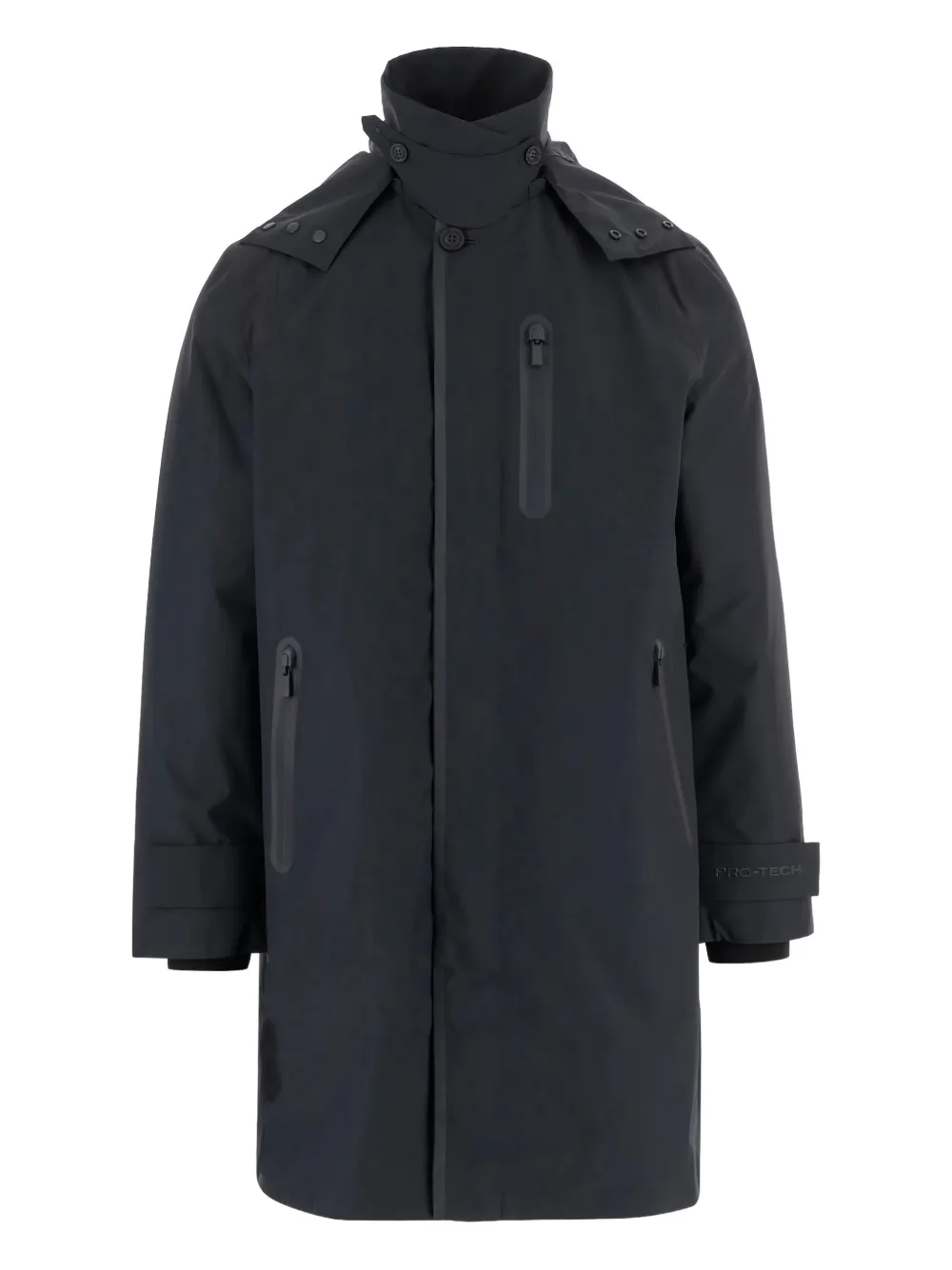 

Пальто на молнии с капюшоном Save The Duck, черный