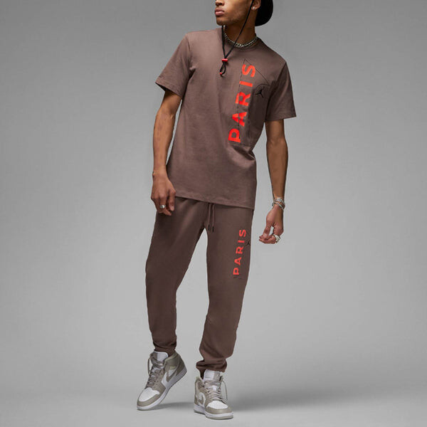 Футболка Air Jordan Statement Diamond T-Shirt 'Brown', коричневый — фото 3