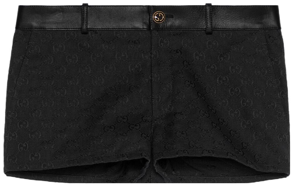 

Повседневные шорты женские черные Gucci