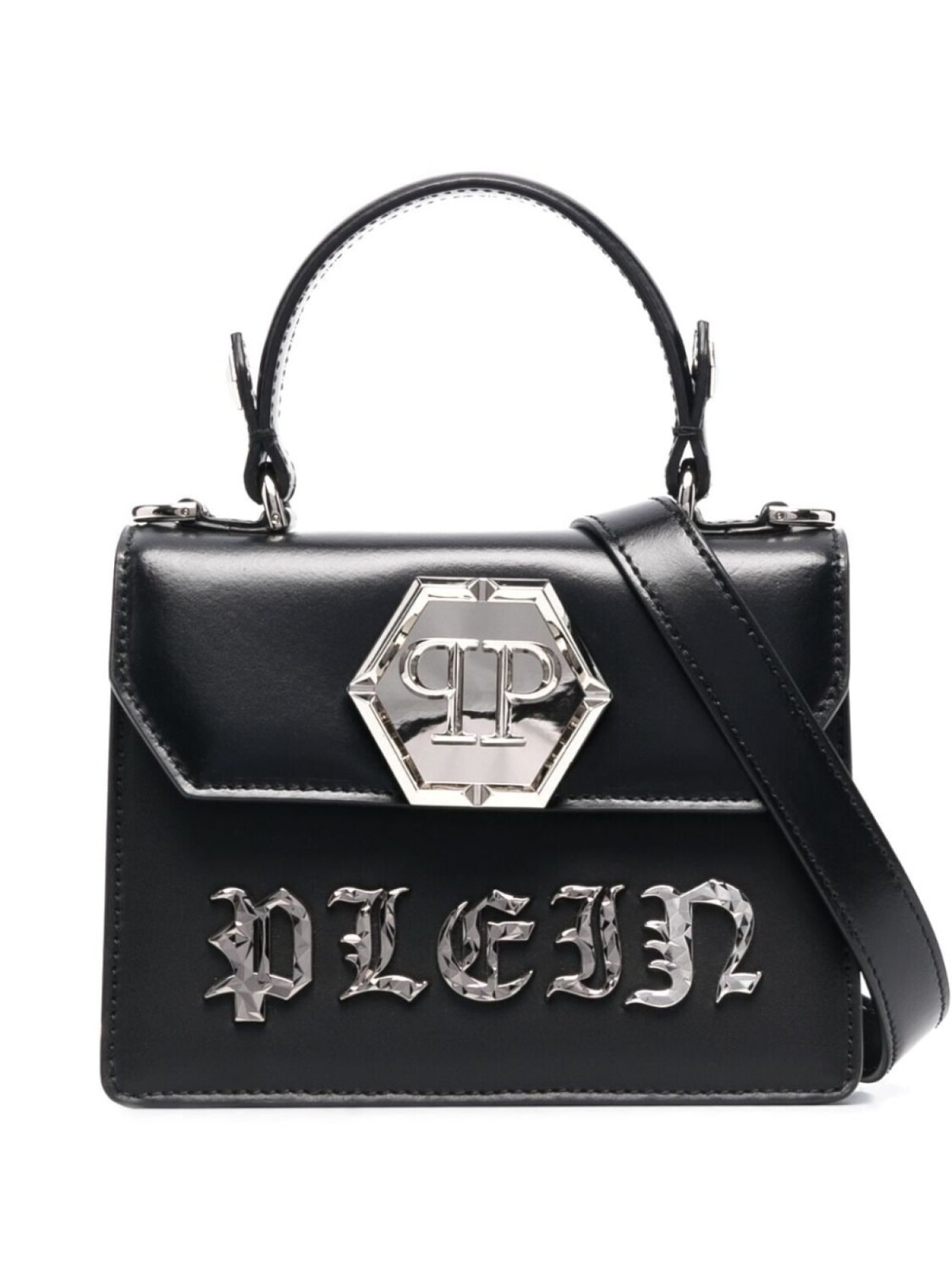 

Philipp Plein маленькая сумка Gothic Plein Handle, черный