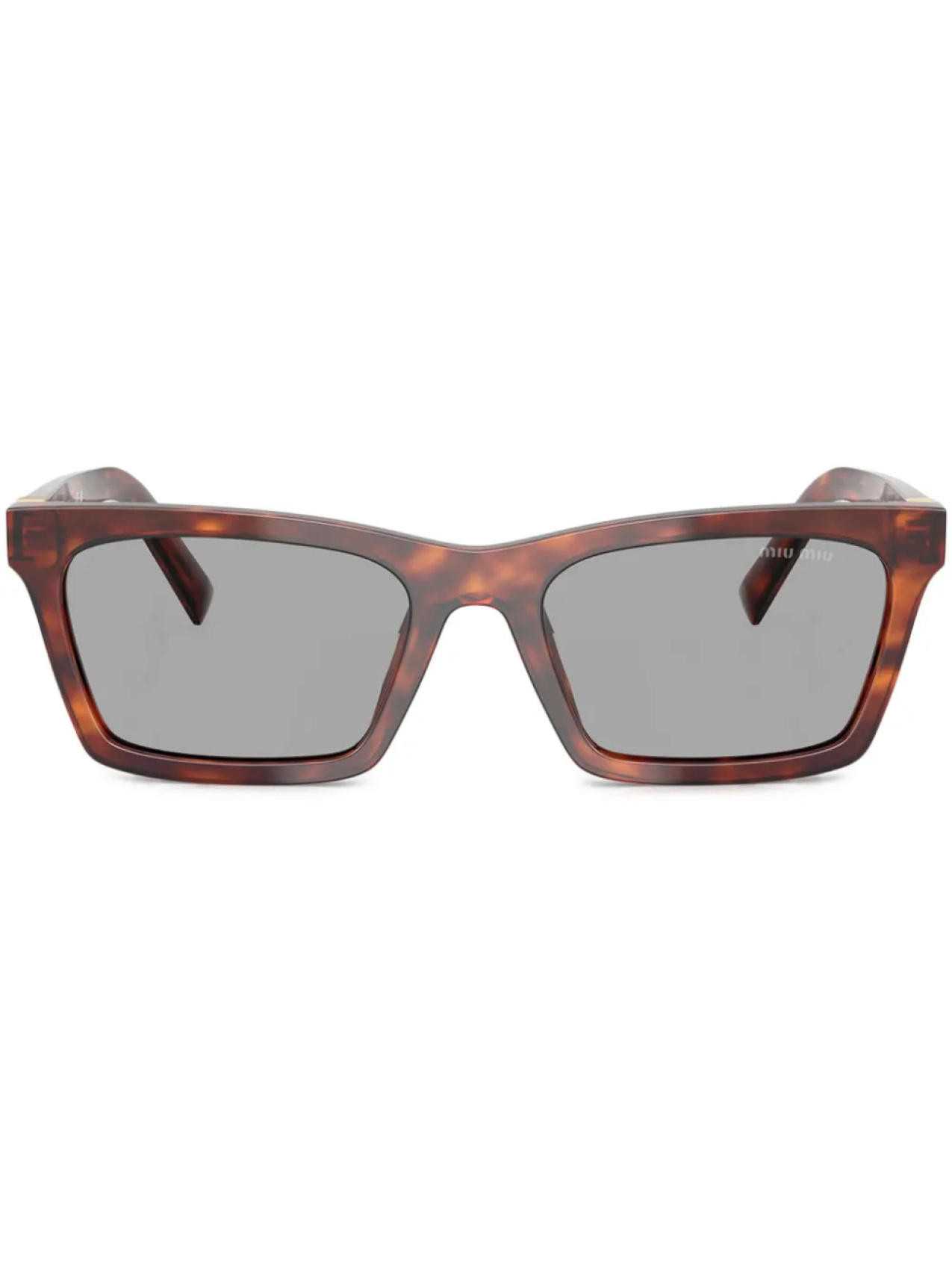 

Miu Miu Eyewear солнцезащитные очки в квадратной оправе, коричневый