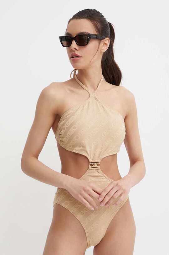 

Цельный купальник Michael Michael Kors, бежевый