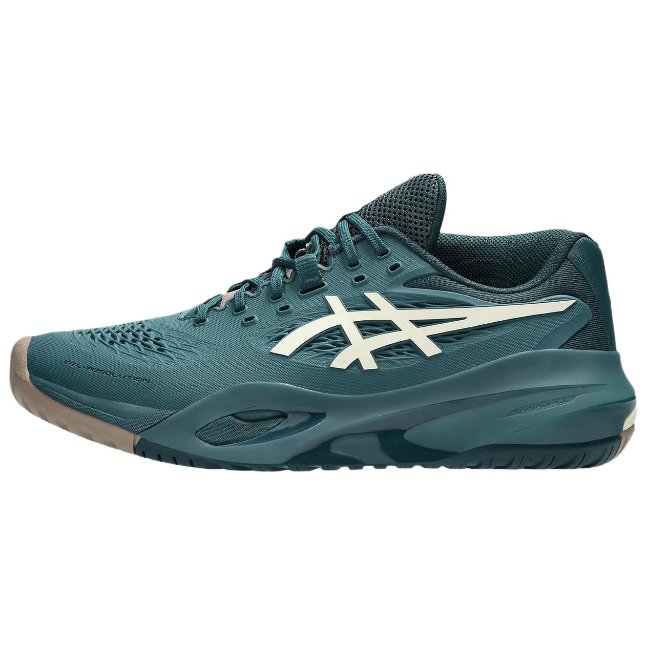 

ASICS Теннисные кроссовки GEL RESOLUTION 10 с низким верхом, износостойкие, дышащие, мужские, темно-зеленые