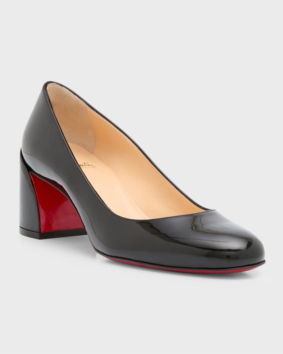 Лакированные туфли-лодочки Miss Sab с красной подошвой Christian Louboutin — фото 2