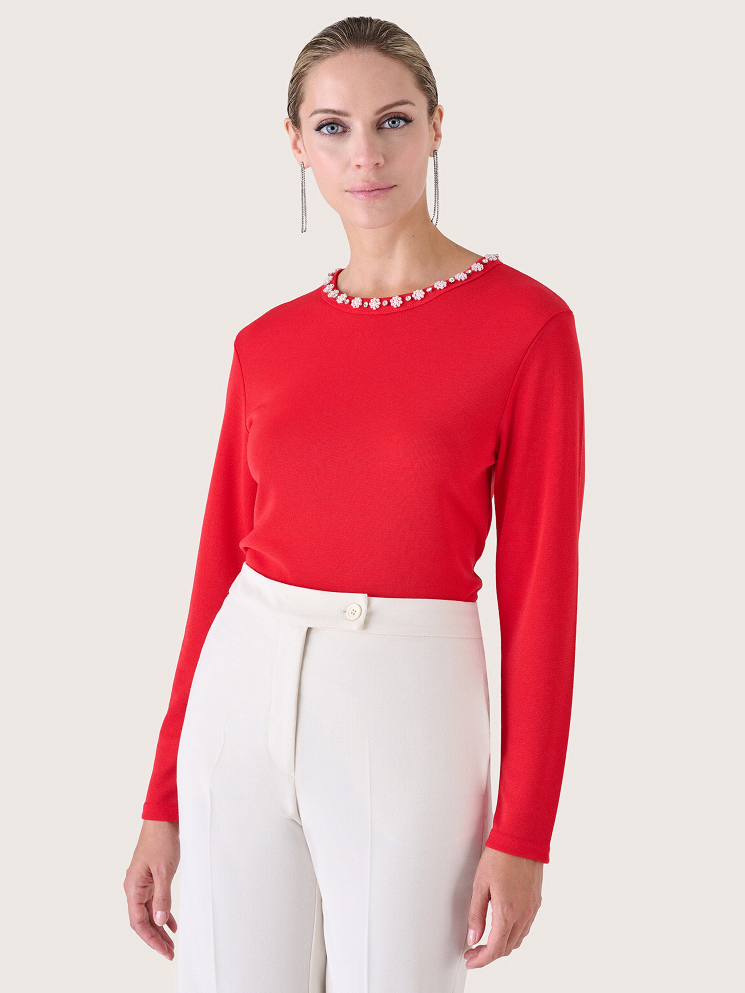 

Camomilla Italia Лонгслив 'MESSALINA' в красном цвете