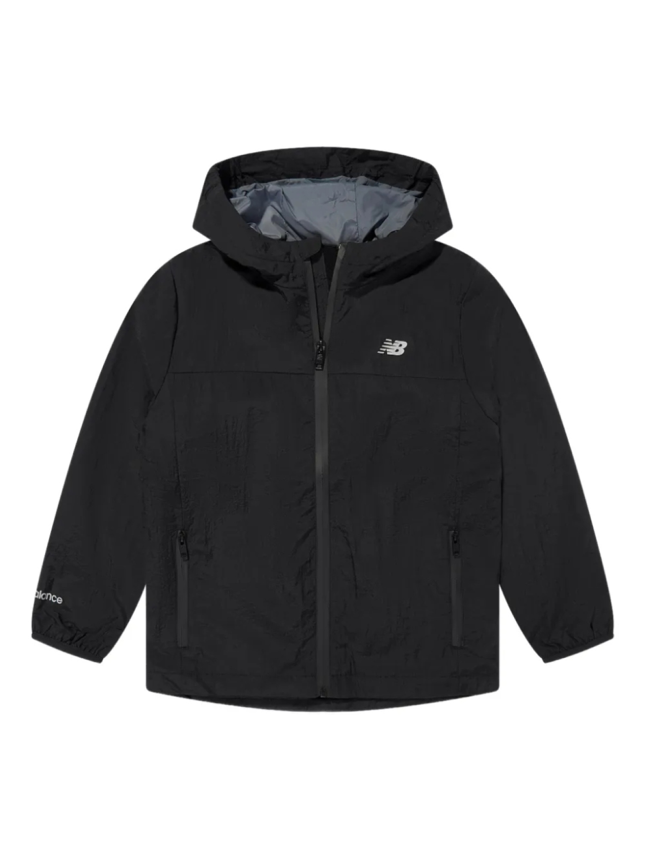 

Утепленная куртка с капюшоном New Balance Kids, черный