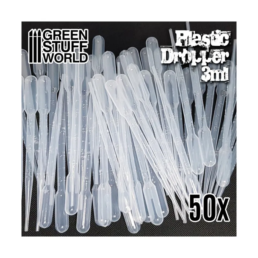 

Пластиковая капельница (3 мл), Accessories - Brush Cleaners, Thinner, & Painting Supplies (Green Stuff World)