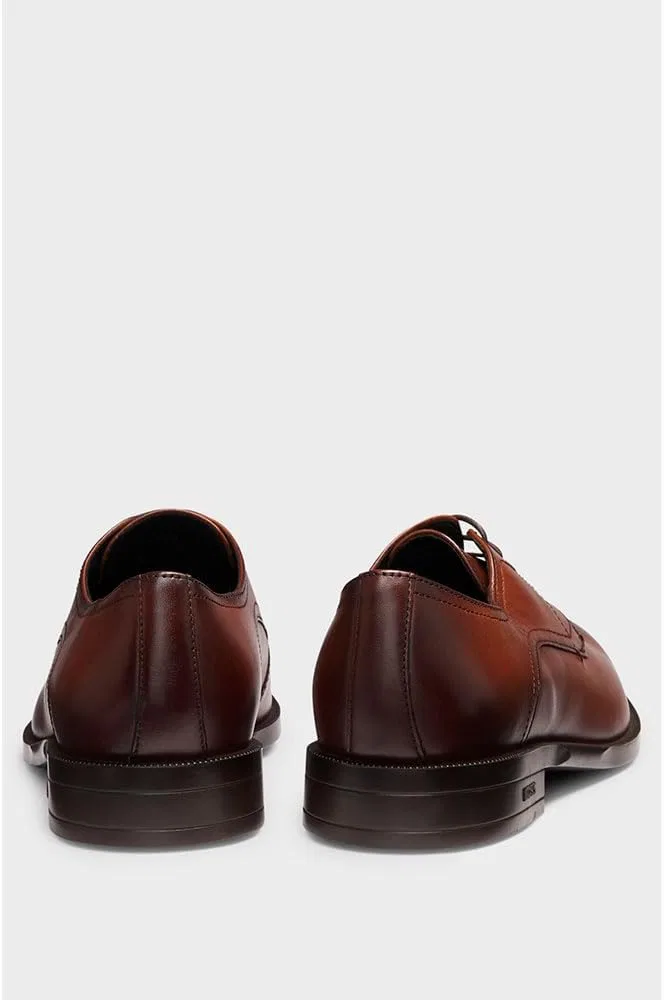 Туфли BOSS Men's Tayil_derb_bunlDerby, Medium Brown — фото 4