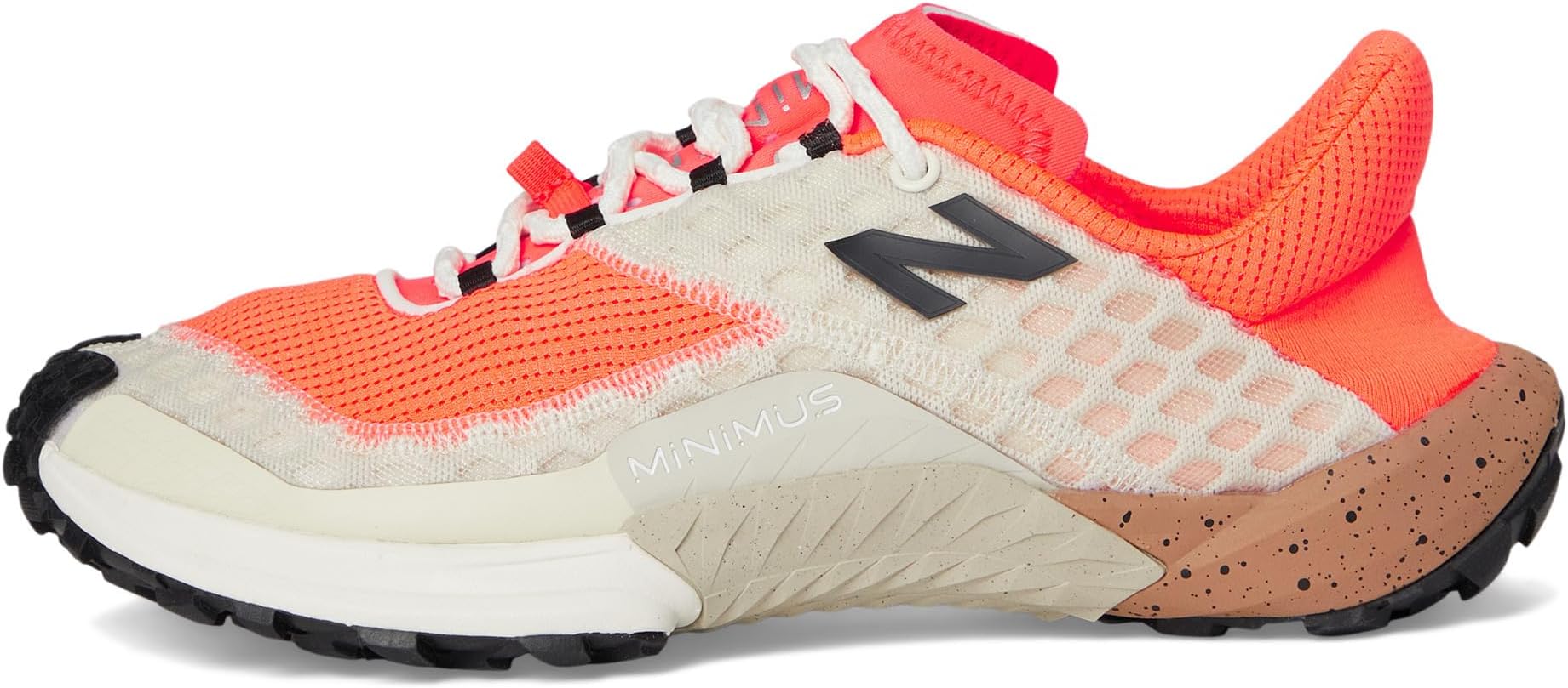 Кроссовки New Balance Minimus Trail, цвет Urgent Red/Linen/Flat Taupe — фото 4