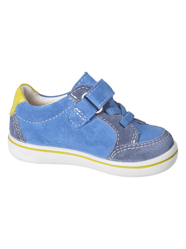 Кроссовки на шнуровке PEPINO Leder-Sneakers Jaccy, синий — фото 2