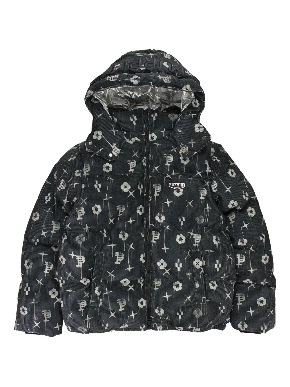 

Куртка на молнии Purple Brand, черный