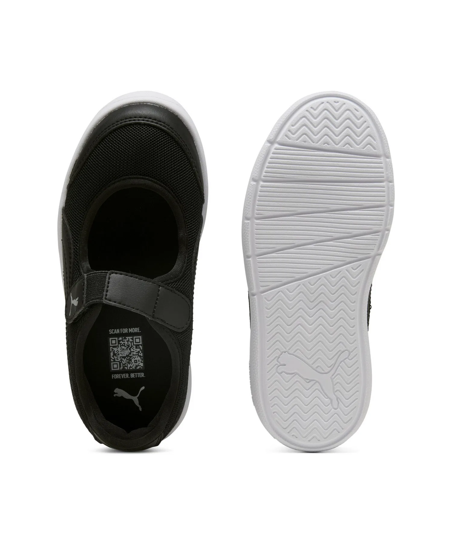 Детские кроссовки PUMA Courtflex V3 Lina для девочек синие — фото 4
