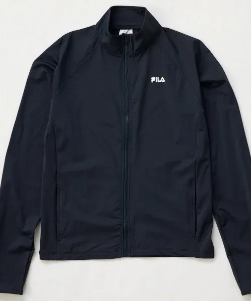 Детская UV-куртка FILA с контактным охлаждением, рашгард, чёрный