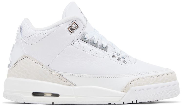 

Кроссовки Air Jordan 3 Retro GS 'Pure Money' 2025, белый