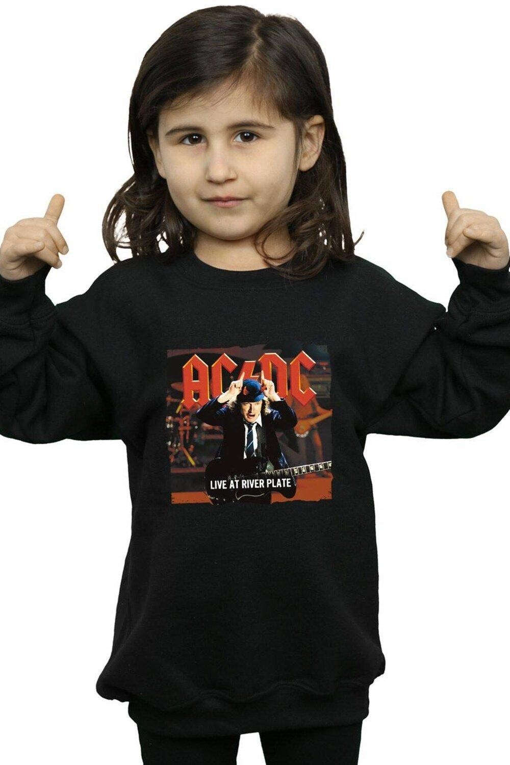 

Толстовка Live At River Plate Columbia Records AC/DC, черный