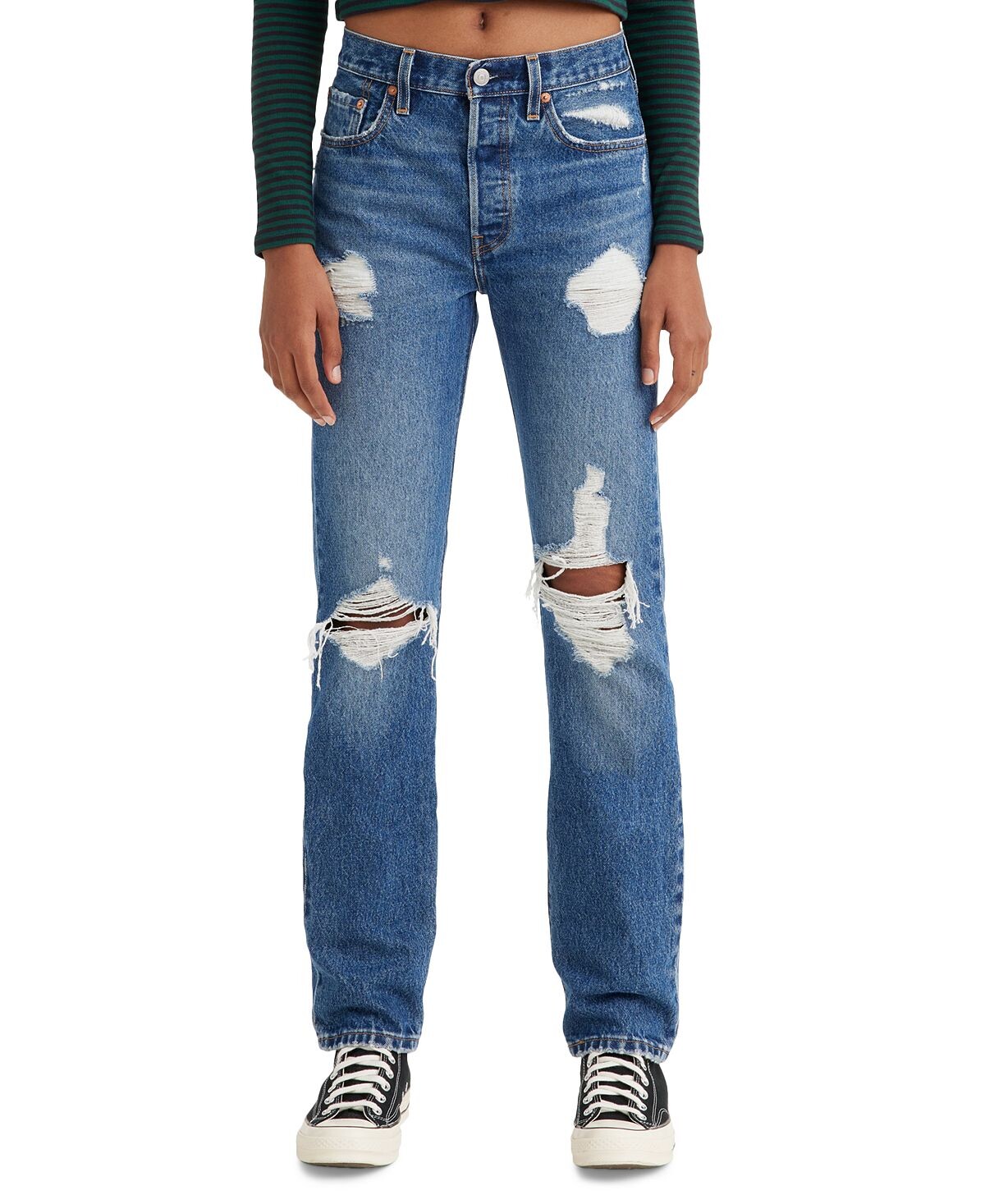 

Женские джинсы прямого кроя 501 оригинального кроя Levi's