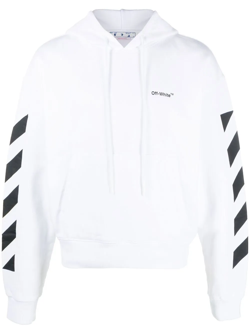 

Худи с полосками Diag OFF-WHITE, белый