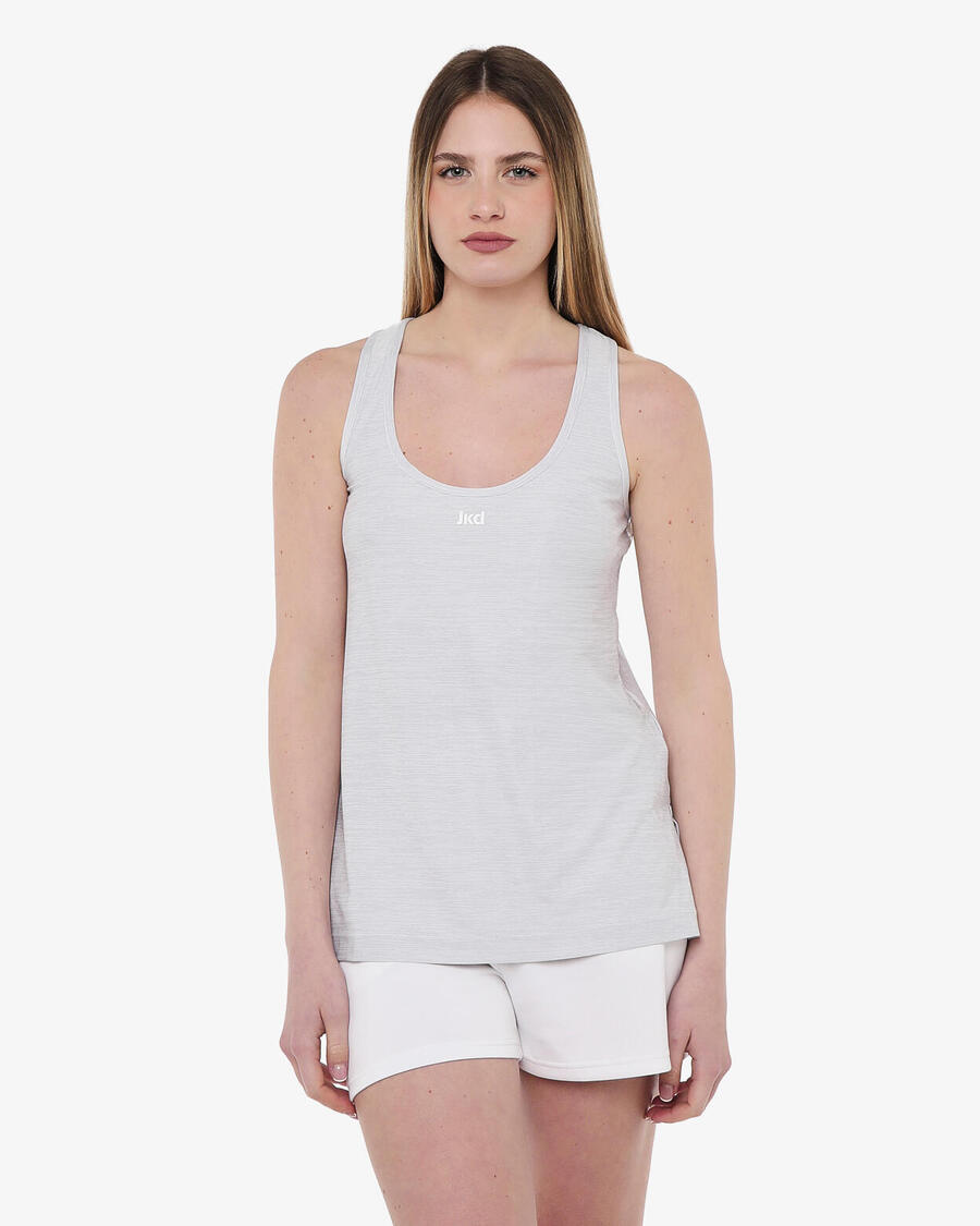 

JAKED белая синтетическая майка для фитнеса для женщин