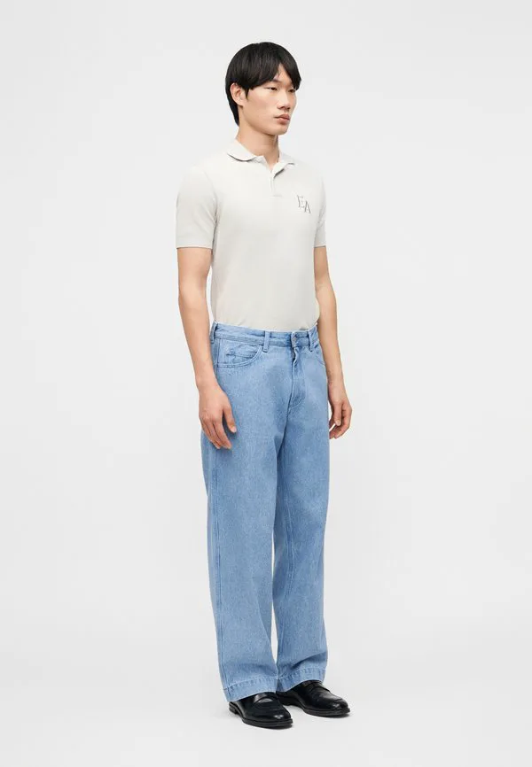 Брюки с карманами прямые джинсы Emporio Armani, Denim Blu — фото 4