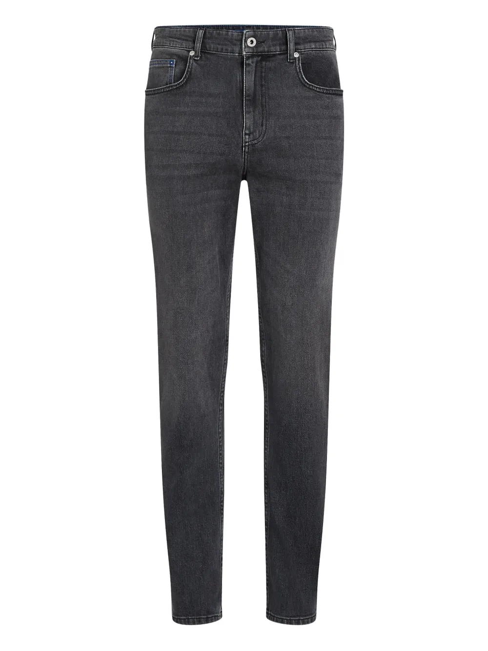 

Узкие джинсы средней посадки Karl Lagerfeld Jeans, серый