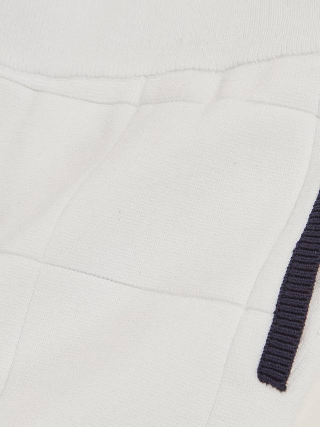 Детские шорты Barbor с вязаным узором и кисточками Reiss, White/Navy — фото 4
