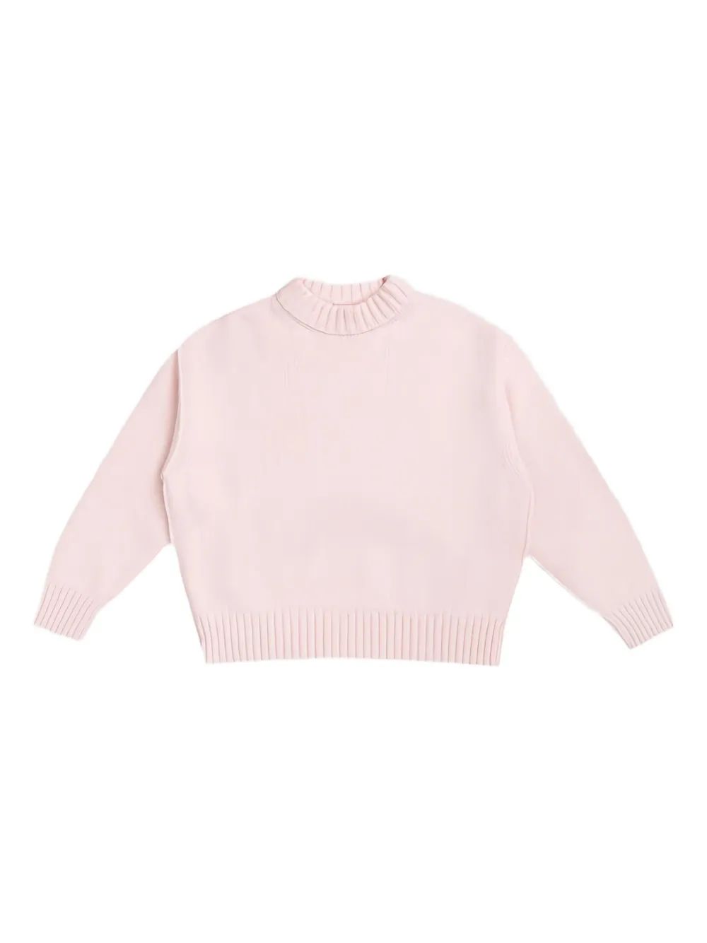 

Свитер с вышитым логотипом Palm Angels Kids, розовый