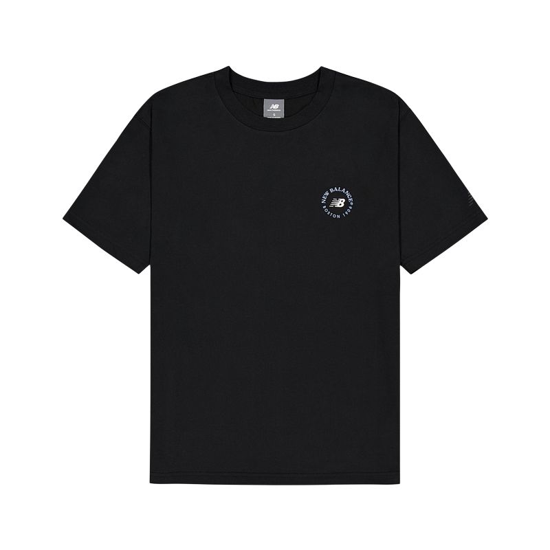 

New Balance Футболка мужская черная, Черный, New Balance Футболка мужская черная