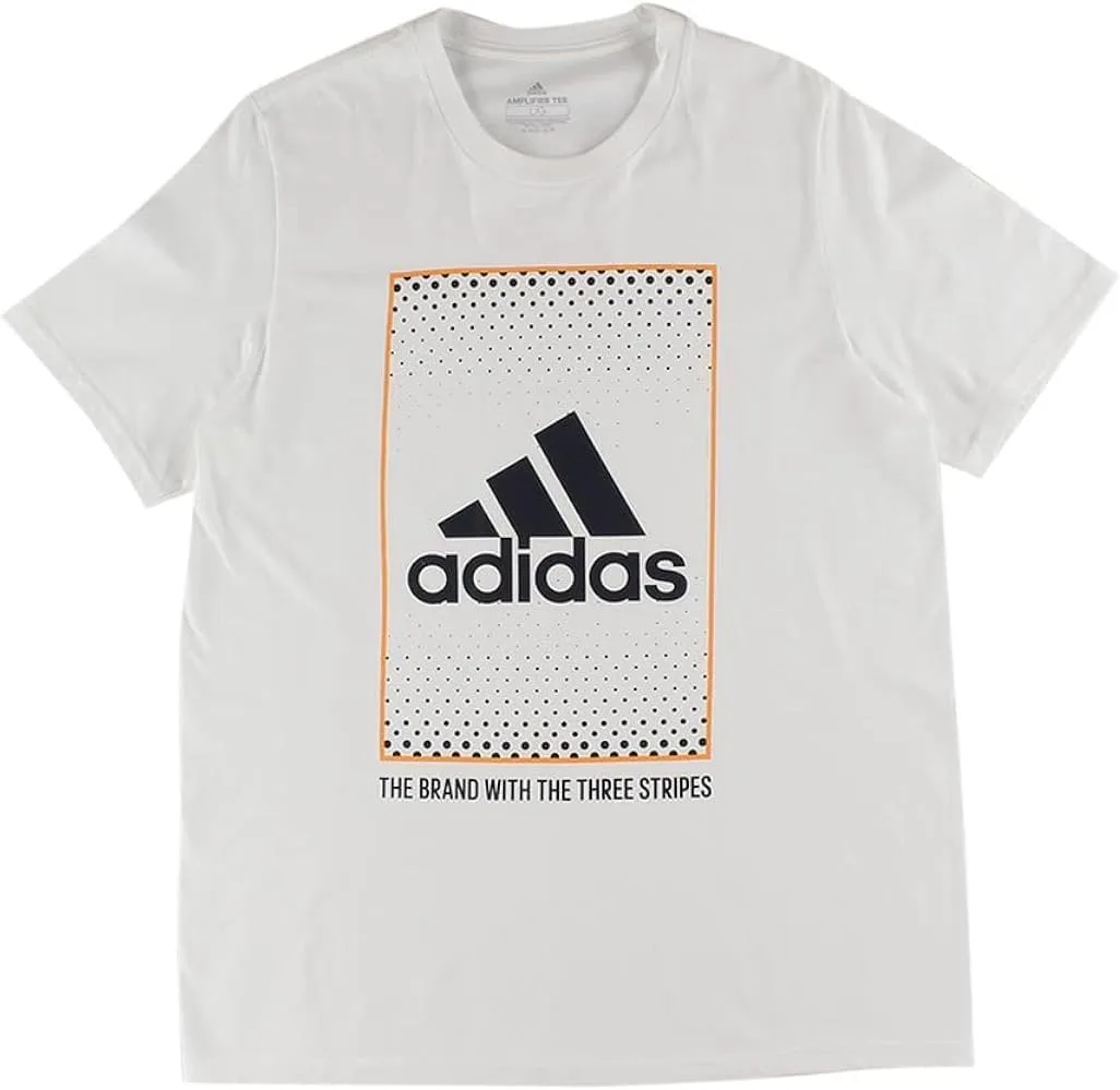 

Футболка adidas Badge of Sport Box Fade, белая