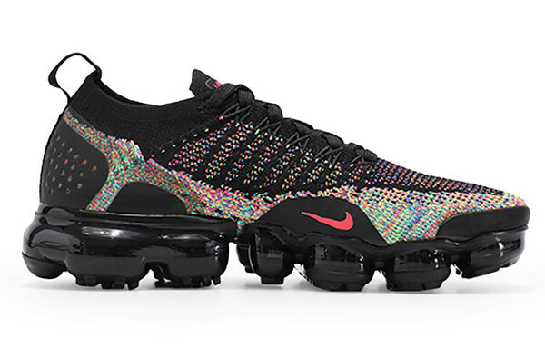 Кроссовки air vapormax flyknit 2 Nike, черный — фото 2