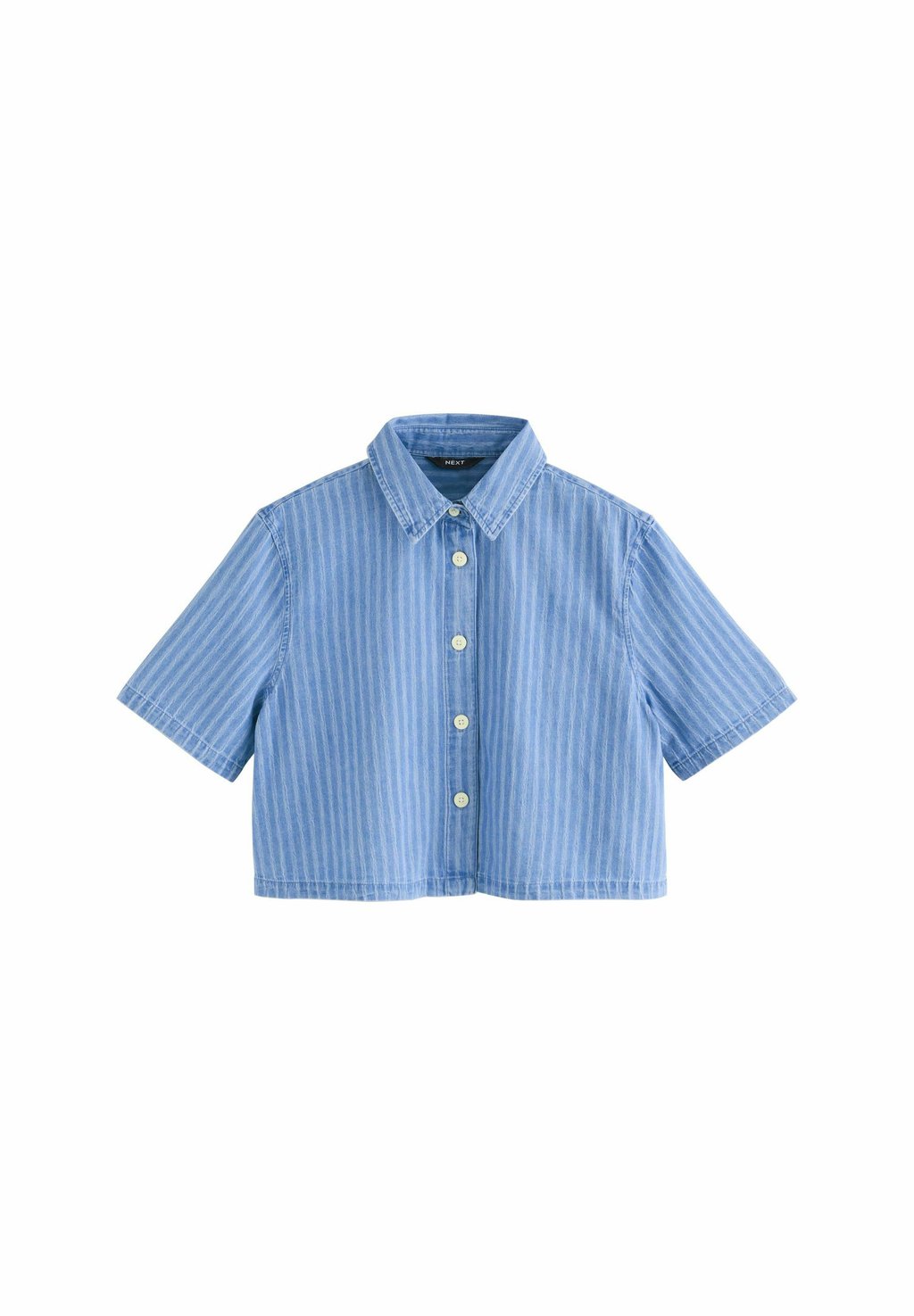 

Блузка на пуговицах SHORT SLEEVE Next, синий