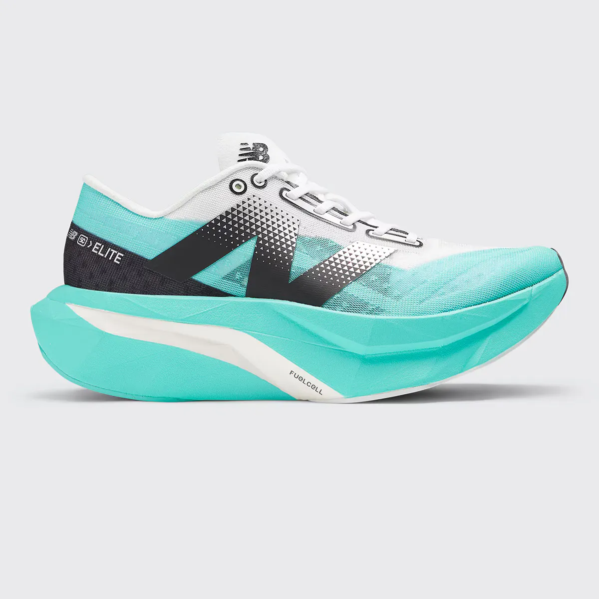 Женские кроссовки FuelCell SC Elite v4 New Balance, белый/небесно-голубой