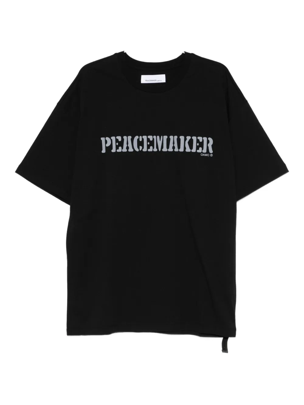 

Футболка с цветочным принтом Oamc Peacemaker, черный