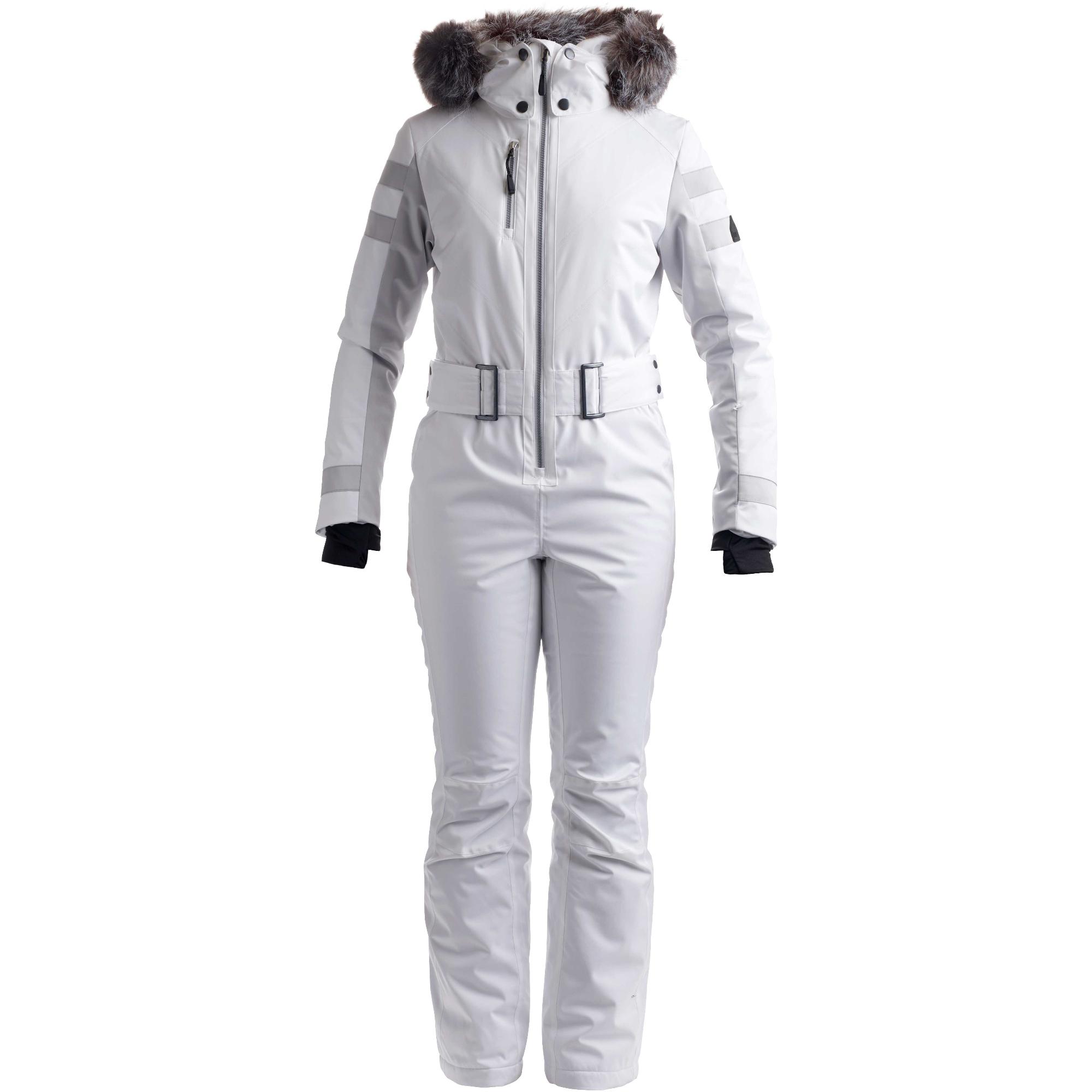 

Женский зимний комбинезон Deer Valley из искусственного меха Nils, White/Silver
