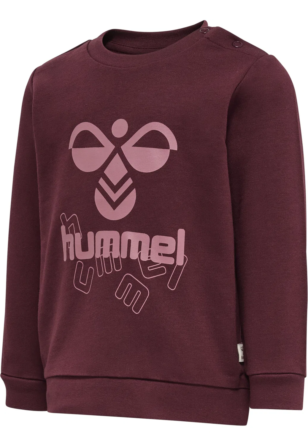 Детский свитшот с длинным рукавом Hmlspirit Hummel, Rot Bordeaux Altrosa — фото 4