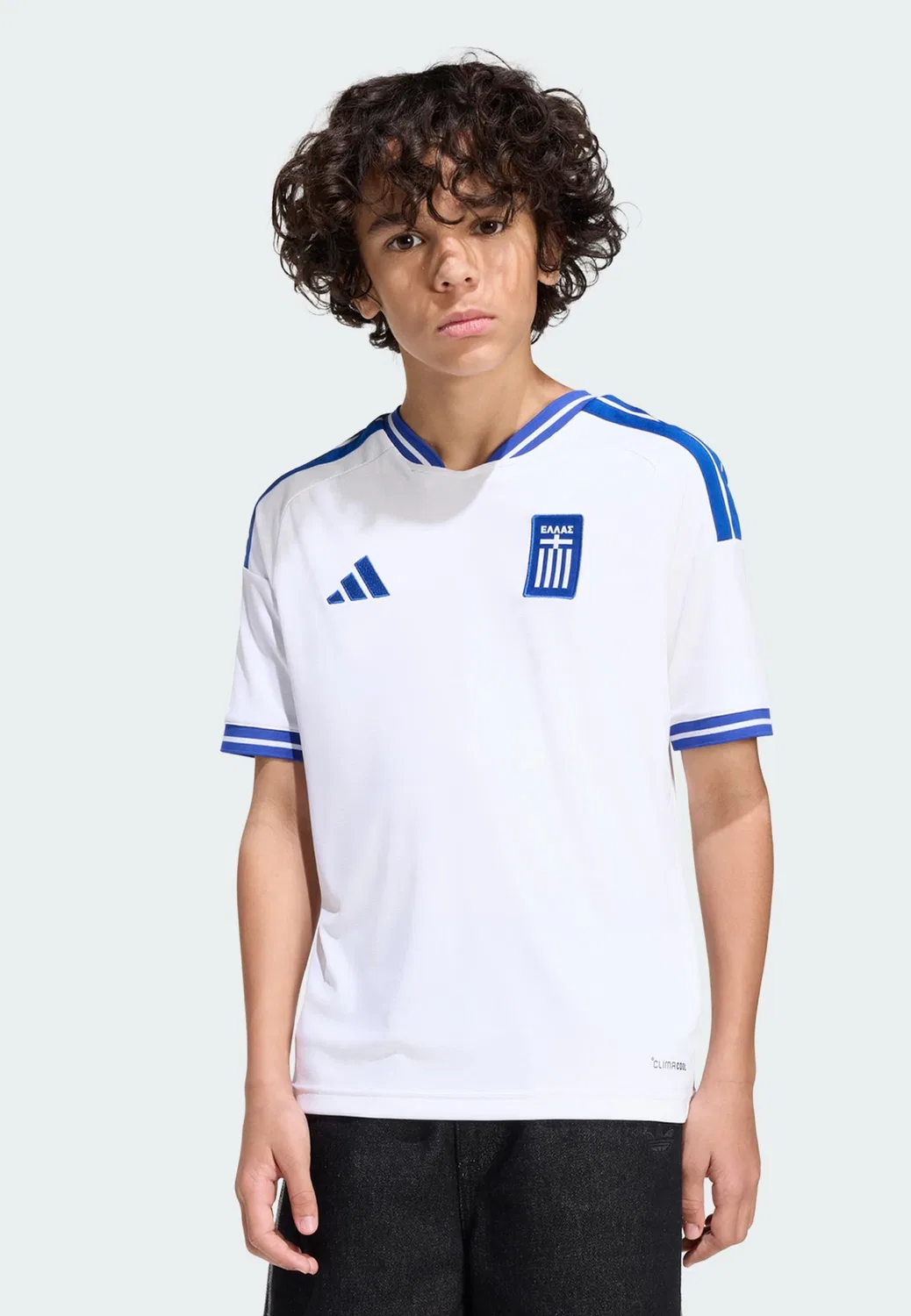 Футболка Adidas Performance Shirt Griechenland 26 белого цвета — фото 3