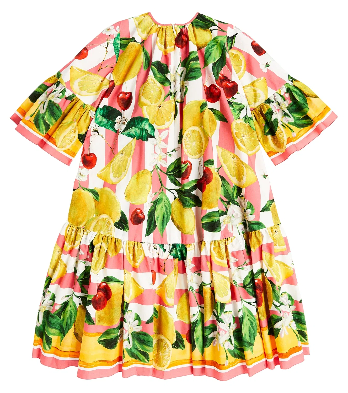 Платье с принтом Dolce&Gabbana Kids, мультиколор — фото 3