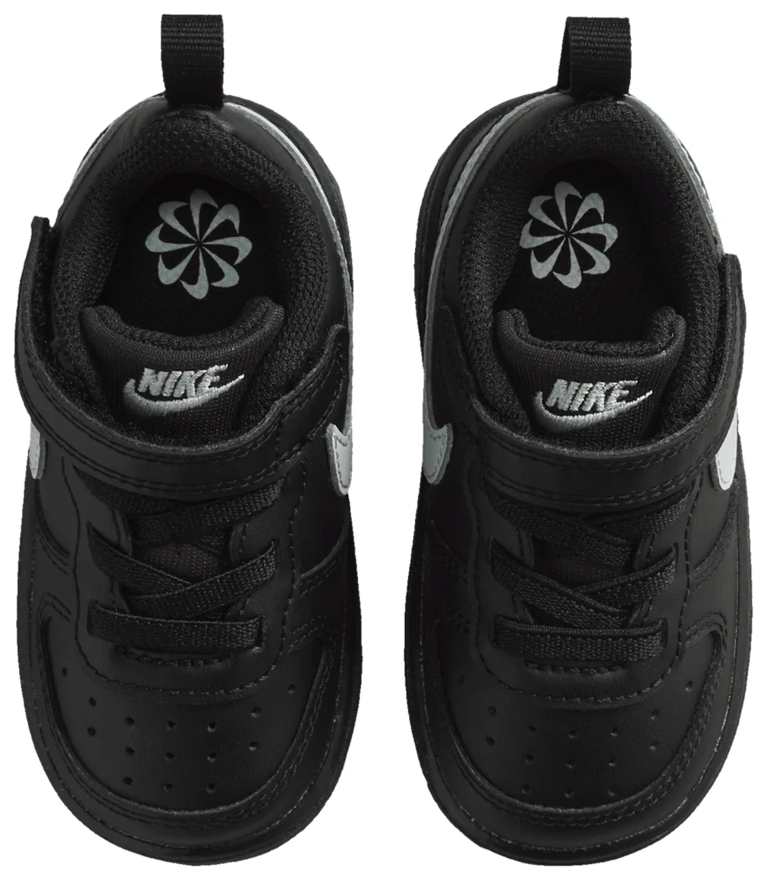 Кроссовки для мальчиков Court Borough Low Recraft Nike, цвет Black/Black/Grey Fog — фото 4