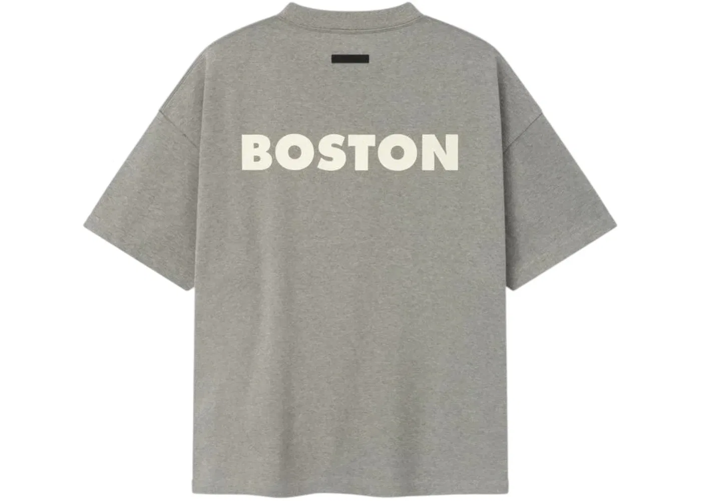 Мужская футболка с принтом Fear of God Essentials Celtics 90's Tee, Concrete Heather — фото 2