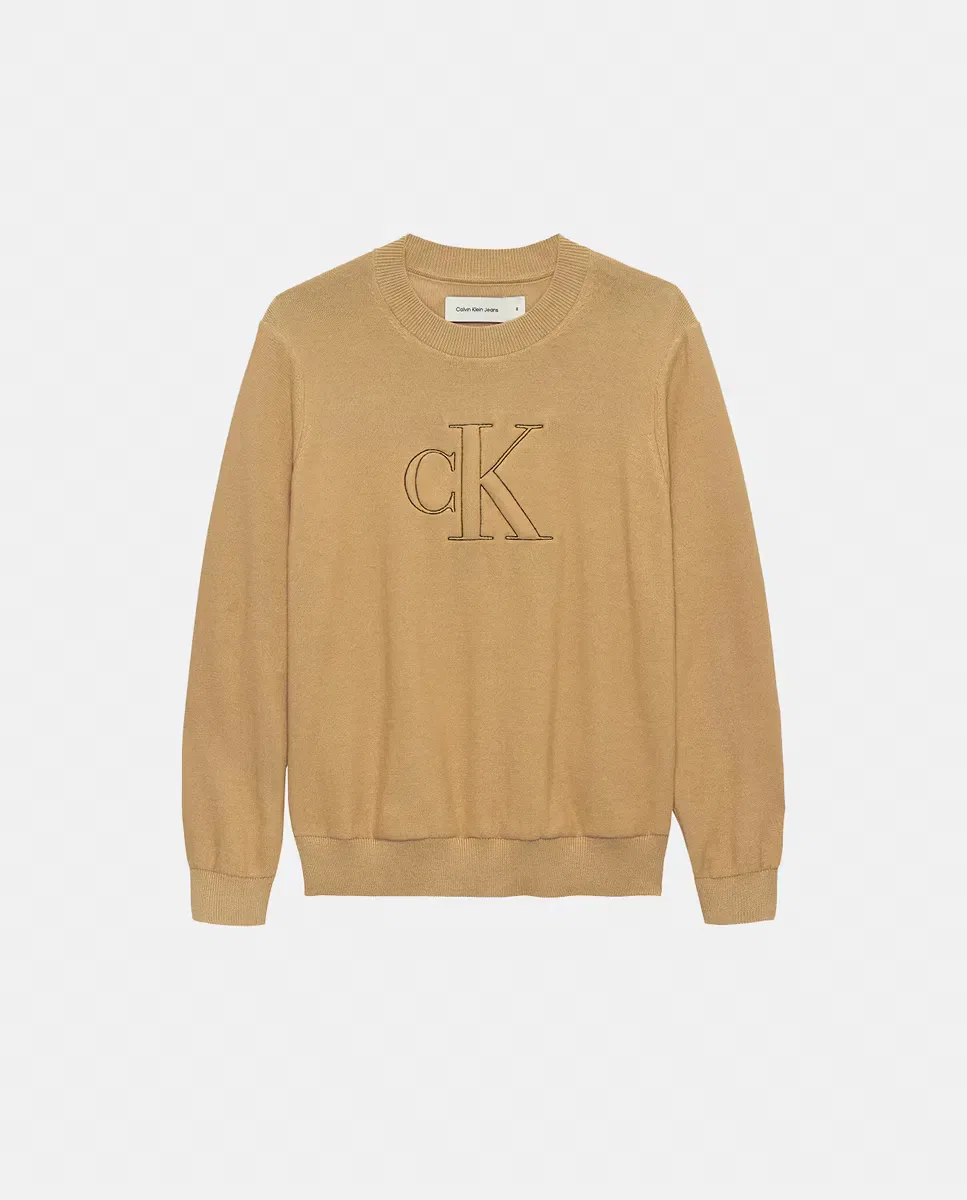 Детский джемпер для мальчиков хлопковый Calvin Klein, Marrón