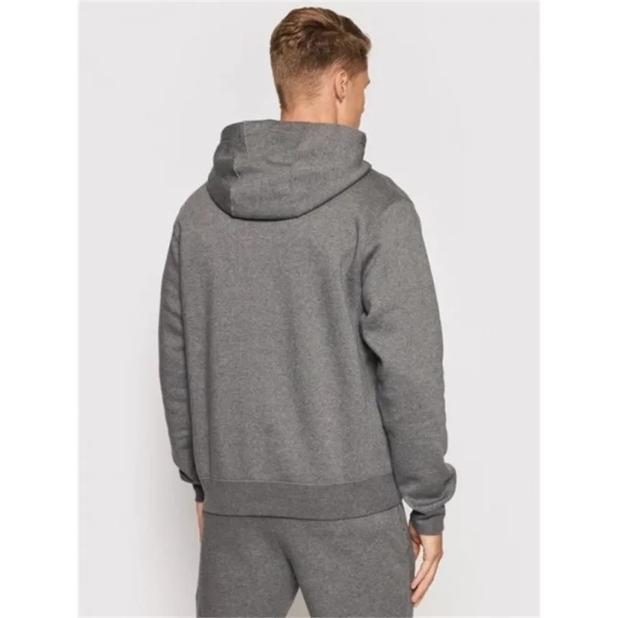 Мужская худи с капюшоном из флиса Park Hoodie Nike, Серый — фото 2