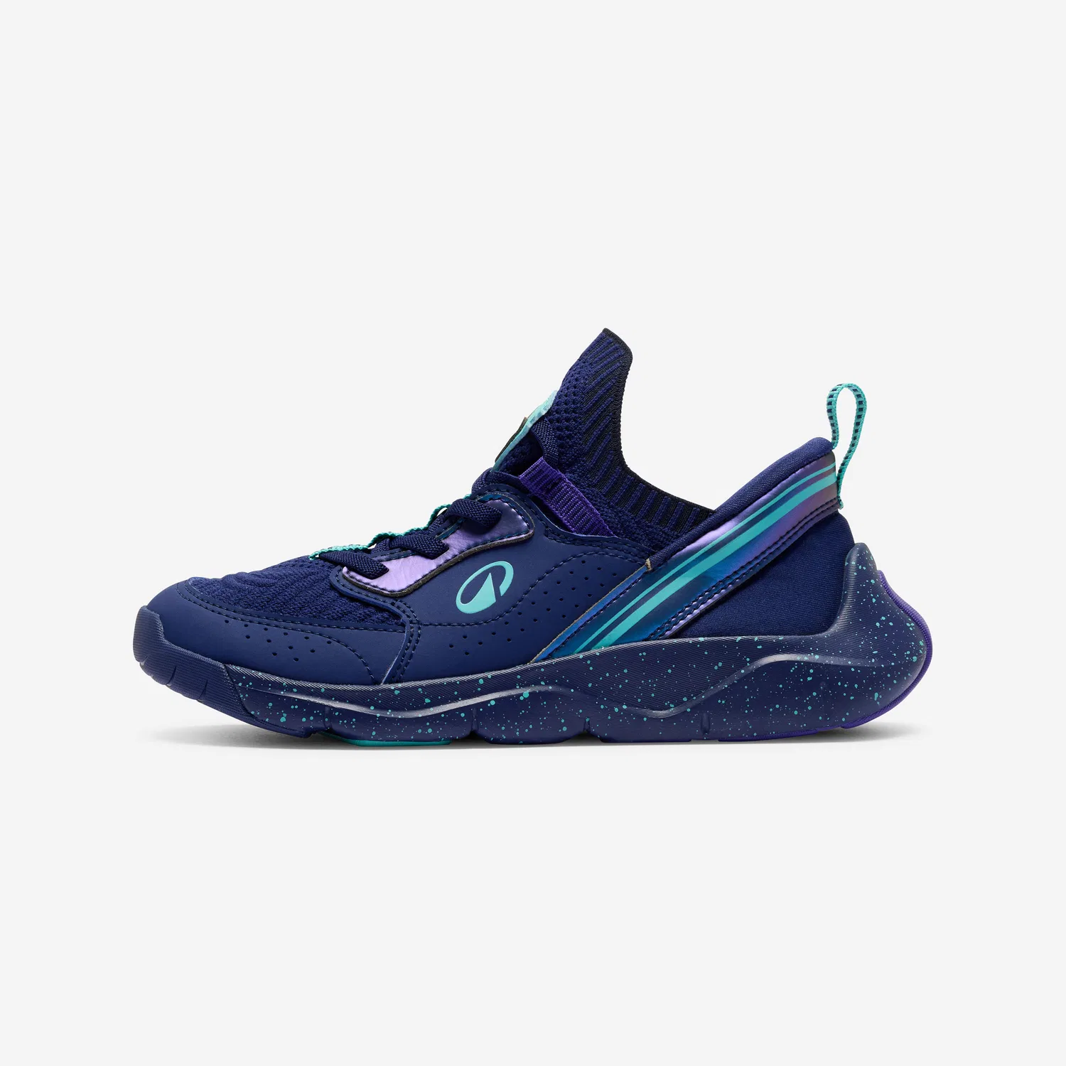 Детские спортивные кроссовки с простой шнуровкой Playful Easy Decathlon, Mitternachtsblau