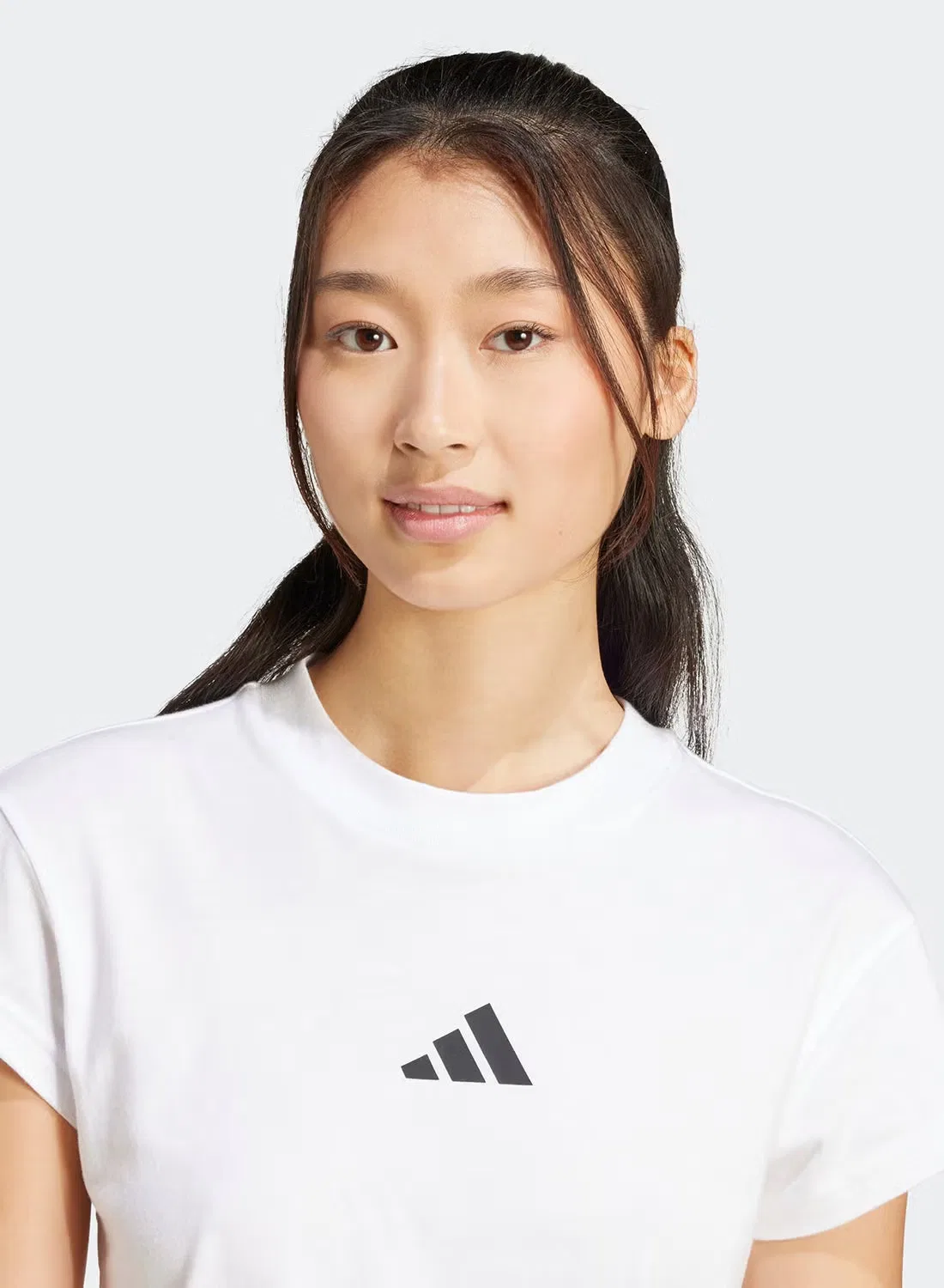 Футболка с принтом Future icons small logo Adidas, белая — фото 3