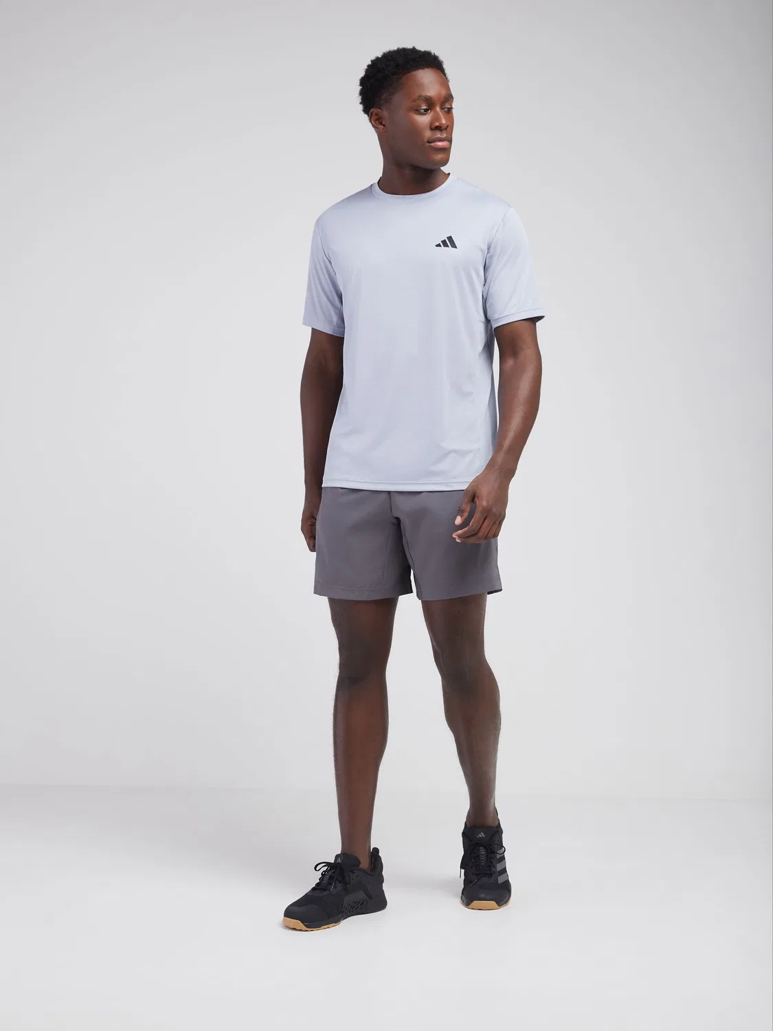 Футболка тренировочная Workout Essentials adidas, светло-серый — фото 3